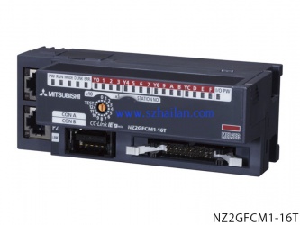 NZ2GFCM1-16D |16點(diǎn) DC24V（漏型）輸入，遠(yuǎn)程模塊、MIL連接器、1線式